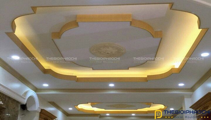 Mẫu Công Trình Thực Tế Sử Dụng Phào Chỉ Trần Nhựa Hàn Quốc